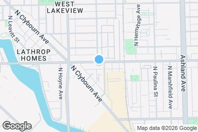 Map image of the property - 1915 W Diversey Pkwy