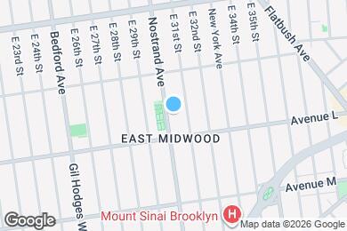 Map image of the property - 2525 Nostrand Ave