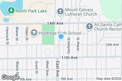 Map image of the property - 1214 East Ave