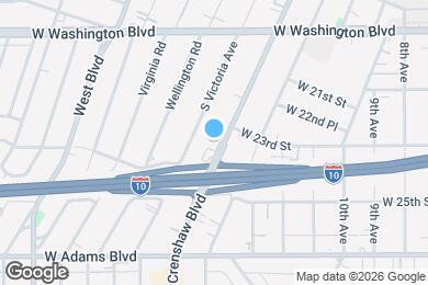 Map image of the property - 2329 S Crenshaw Blvd
