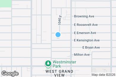 Map image of the property - 1029 E Kensington Ave