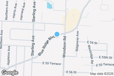 Map image of the property - 5353 Blue Ridge Blvd