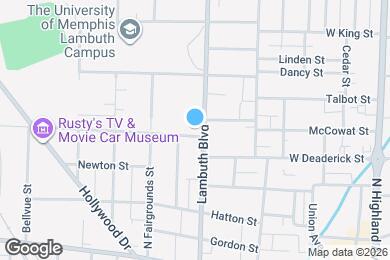 Map image of the property - 521 Lambuth Blvd