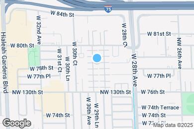 Map image of the property - 7825 W 29th Ln