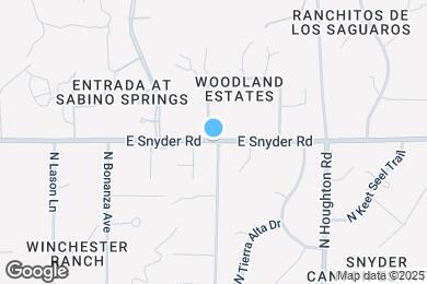 Map image of the property - 10104 E Snyder Rd