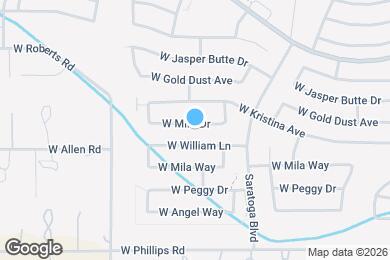 Map image of the property - 2781 W Mira Dr