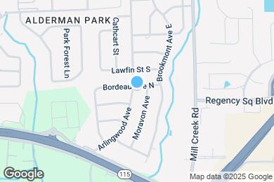 Map image of the property - 933 Arlingwood Ave