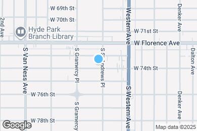 Map image of the property - 1905-1907 W 74th St
