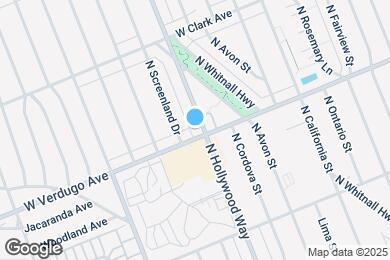 Map image of the property - 605-609 North Hollywood Way