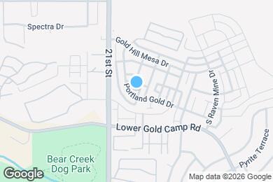 Map image of the property - 1728 Portland Gold Dr