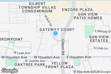 Map image of the property - 1338 N Brittany Ln
