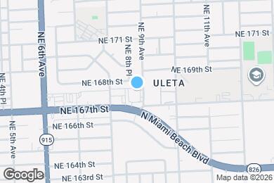Map image of the property - 16740 NE 9th Ave