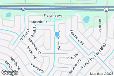 Map image of the property - 7423 W Cameo Cir