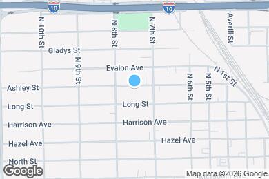 Map image of the property - 2341 Ashley St