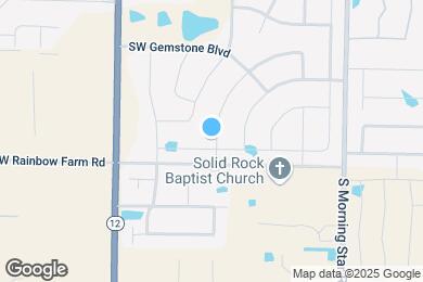 Map image of the property - 3800 SW Mistletoe Ave
