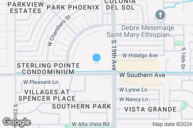 Map image of the property - Vista Ridge Apartments