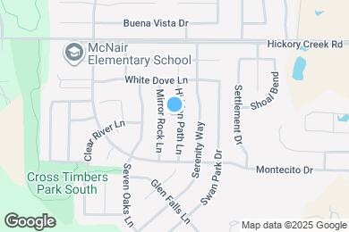 Map image of the property - 7912 Hidden Path Ln