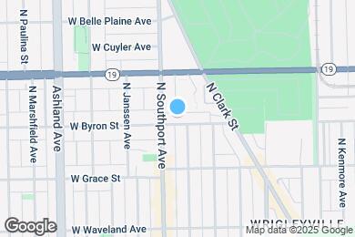 Map image of the property - 1340 W Byron St