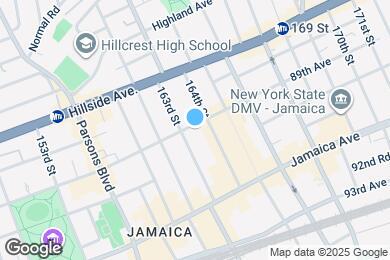 Map image of the property - 163-10 89th Ave