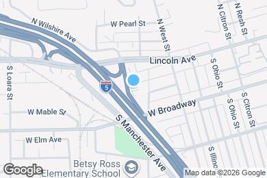 Map image of the property - 124 S Cherry St