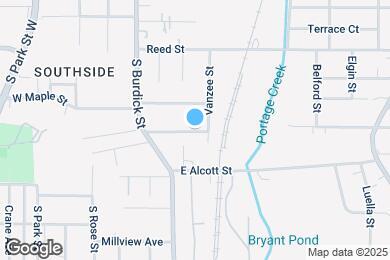 Map image of the property - 214 E Belmont St