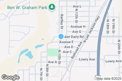 Map image of the property - 1002 Avenue E