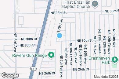 Map image of the property - 711 NE 30th St