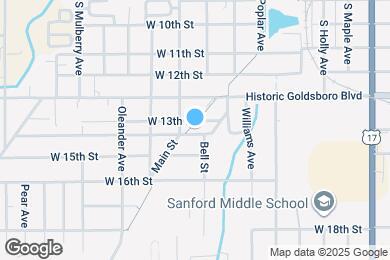 Map image of the property - 1206 W 14th St