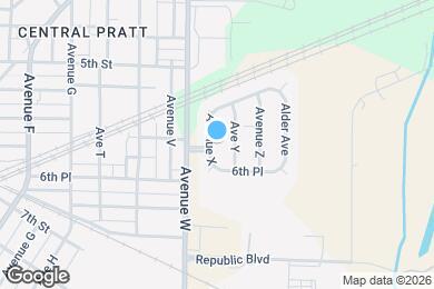 Map image of the property - 519 Ave X