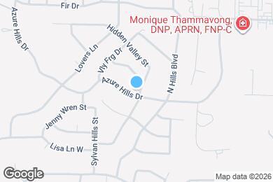 Map image of the property - 602 Azure Hills Dr
