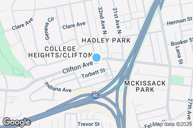Map image of the property - 3215 Clifton Ave
