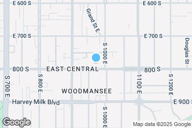 Map image of the property - 963 East 800 South