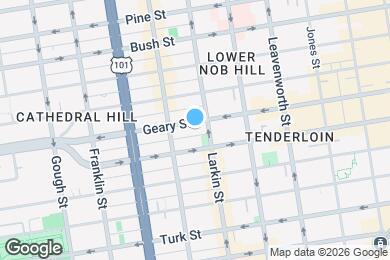 Map image of the property - 935 Geary St