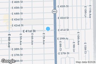 Map image of the property - 734 E 41st St