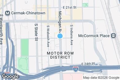 Map image of the property - 2302 S Michigan Ave