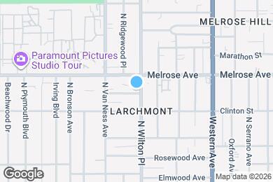 Map image of the property - 651 N Wilton Pl