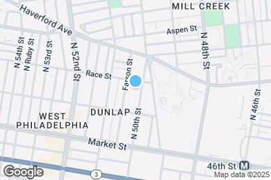 Map image of the property - 132 N 50th St