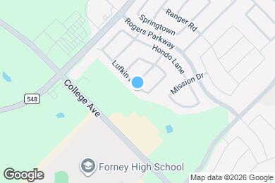 Map image of the property - 1052 Lufkin Ln
