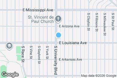 Map image of the property - 1272 S University Blvd