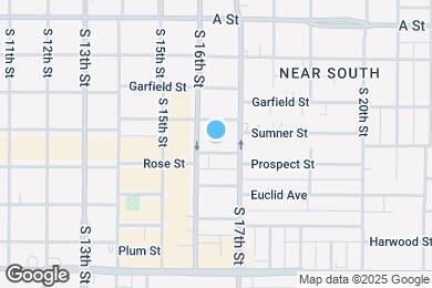 Map image of the property - 1626 Prospect St