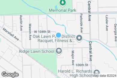 Map image of the property - Oak Lawn Blu