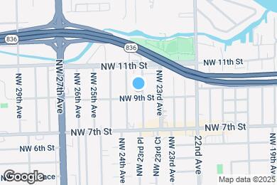Map image of the property - 918 NW 23rd Ct