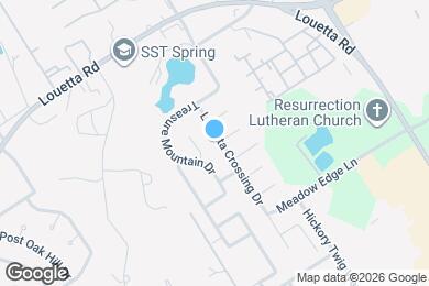 Map image of the property - 20403 Louetta Crossing Dr