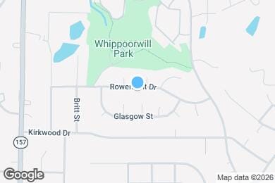 Map image of the property - 1607 Rowemont Dr