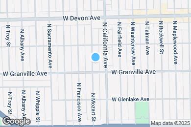 Map image of the property - 6217 N Mozart St