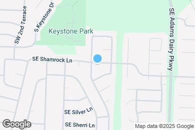 Map image of the property - 708 SE Shamrock Ln