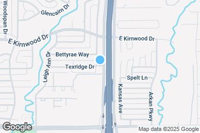 Map image of the property - 7828 Texridge Dr