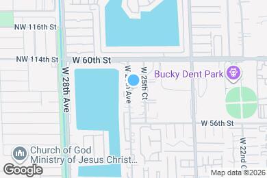 Map image of the property - 5827 W 26th Ave