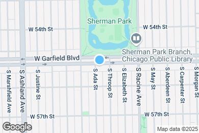 Map image of the property - 1319 W Garfield Blvd