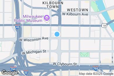 Map image of the property - 610 W Wisconsin Ave